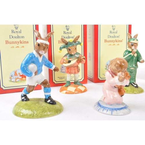 78 - Royal Doulton - Bunnykins - Collection of porcelain china bunny figurines / statues. Comprising of G... 