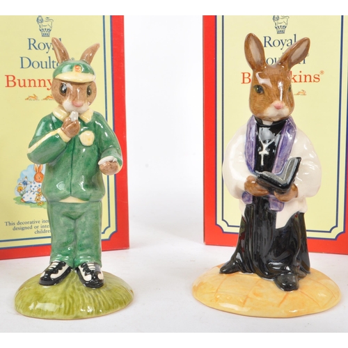 78 - Royal Doulton - Bunnykins - Collection of porcelain china bunny figurines / statues. Comprising of G... 