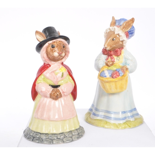 79 - Royal Doulton - Bunnykins - A collection of porcelain china bunny figurines / statues. Comprising of... 