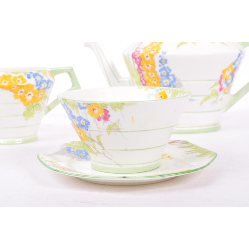 8 - Royal Paragon - A vintage early 20th century circa 1930s Art Deco bachelors tea service. To include ... 