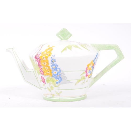 8 - Royal Paragon - A vintage early 20th century circa 1930s Art Deco bachelors tea service. To include ... 