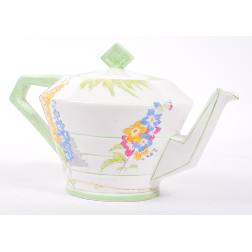 8 - Royal Paragon - A vintage early 20th century circa 1930s Art Deco bachelors tea service. To include ... 