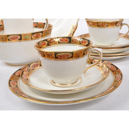 80 - Royal Albert - An early 20th century Royal Albert Imari manner tea service. The service consisting o... 