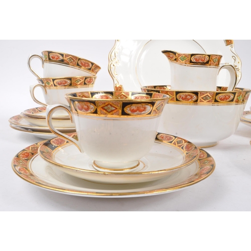 80 - Royal Albert - An early 20th century Royal Albert Imari manner tea service. The service consisting o... 