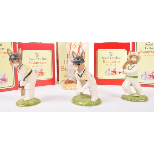 83 - Royal Doulton - Bunnykin - Collection of porcelain china bunny figurines / statues. Comprising of Be... 