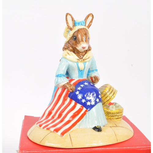 83 - Royal Doulton - Bunnykin - Collection of porcelain china bunny figurines / statues. Comprising of Be... 