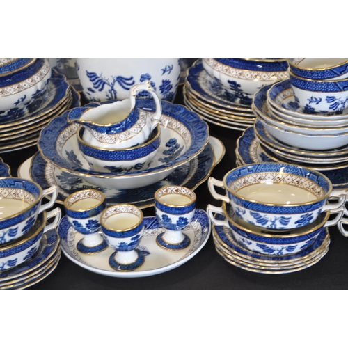 88 - Royal Doulton Booths - A large collection of china dinner / tableware / tea service in Real Old Will... 