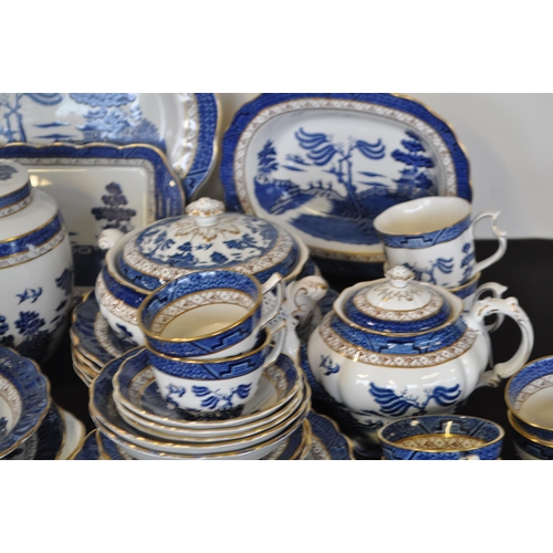 88 - Royal Doulton Booths - A large collection of china dinner / tableware / tea service in Real Old Will... 