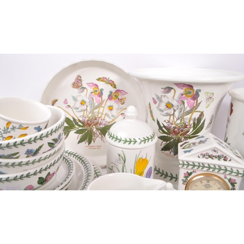 142 - Portmeirion - The Botanical Garden - A large extensive collection of ceramic dinnerware / tea servic... 