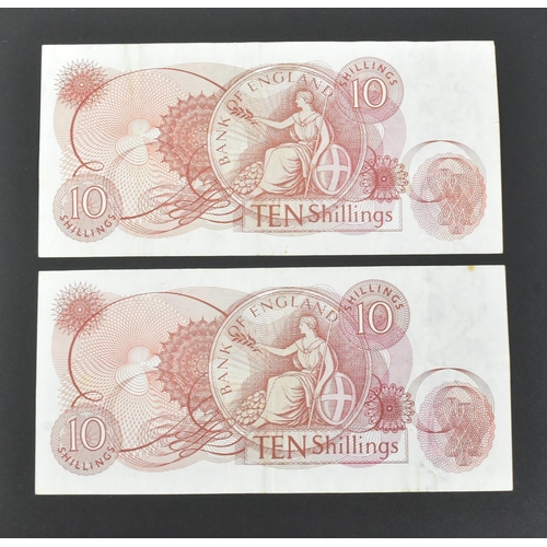 515 - Bank of England - A collection of British uncirculated bank notes banknotes to include; 4x J Q Hollo... 