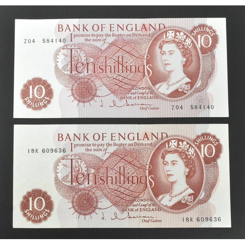 515 - Bank of England - A collection of British uncirculated bank notes banknotes to include; 4x J Q Hollo... 