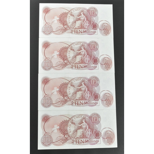 515 - Bank of England - A collection of British uncirculated bank notes banknotes to include; 4x J Q Hollo... 