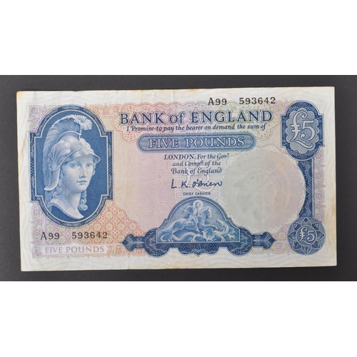 519 - Bank of England - A collection of British uncirculated bank notes banknotes to include; 3x L K Obrie... 