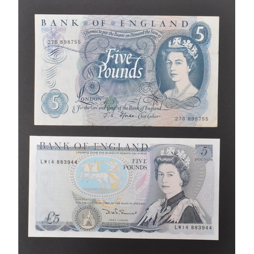 519 - Bank of England - A collection of British uncirculated bank notes banknotes to include; 3x L K Obrie... 