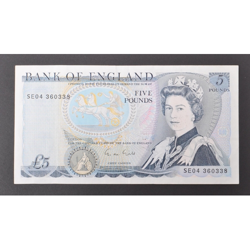 519 - Bank of England - A collection of British uncirculated bank notes banknotes to include; 3x L K Obrie... 