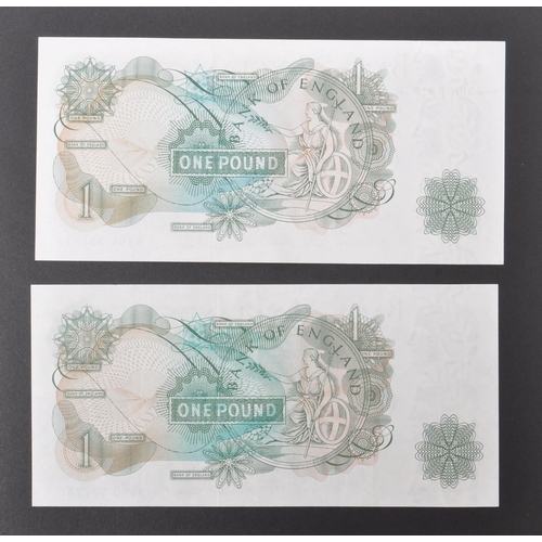 519 - Bank of England - A collection of British uncirculated bank notes banknotes to include; 3x L K Obrie... 