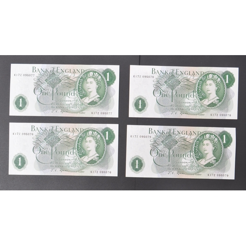 519 - Bank of England - A collection of British uncirculated bank notes banknotes to include; 3x L K Obrie... 