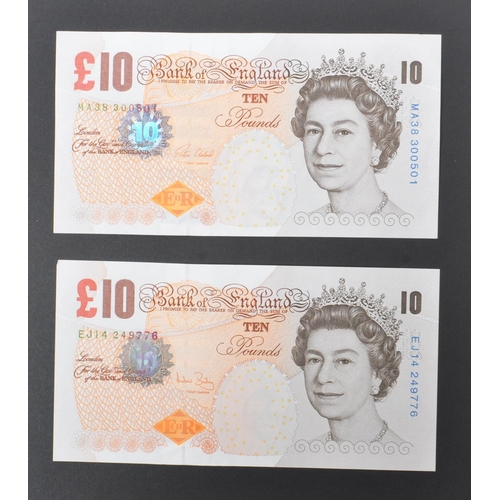 519 - Bank of England - A collection of British uncirculated bank notes banknotes to include; 3x L K Obrie... 