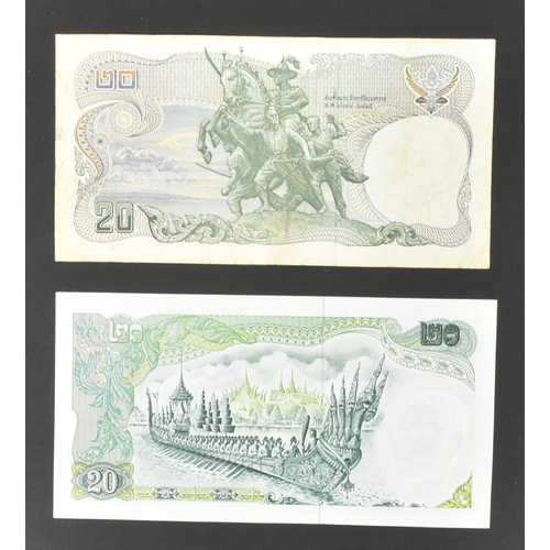 525 - A collection of international uncirculated bank notes banknotes to include; 3x Sri Lanka 1.07.92 10 ... 