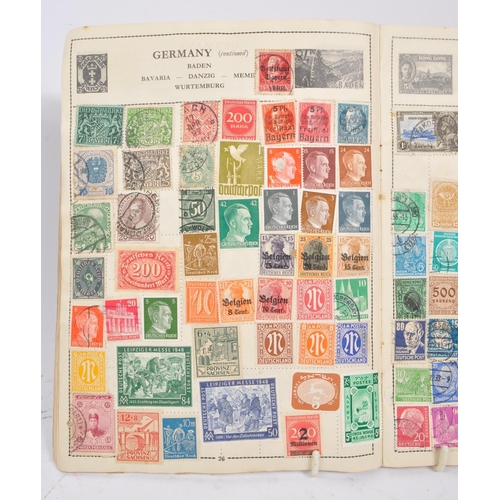 516 - A collection of 19th and 20th Century stamps in stamp album, to include 16 penny reds. Other countri... 