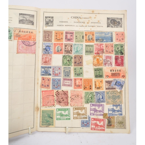 516 - A collection of 19th and 20th Century stamps in stamp album, to include 16 penny reds. Other countri... 