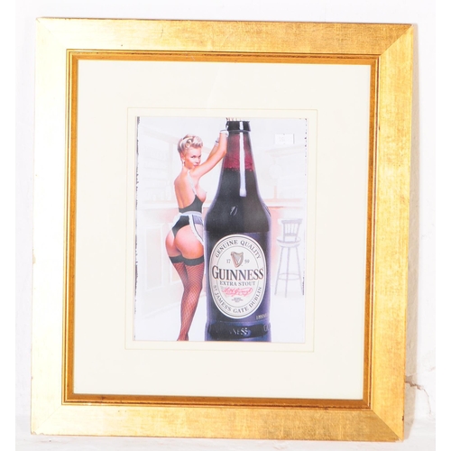 564 - Guinness - A collection of four advertising reproduction Guinness prints. Framed and glazed. Depicti... 