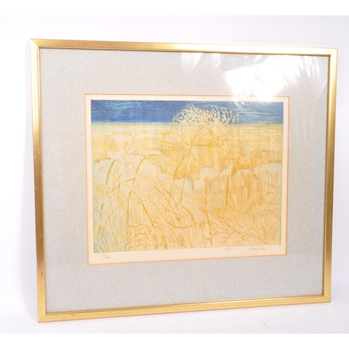 567 - Mary Fox (1922-2005)
 Iken Suffolk
 Etching - Artist proof
 Framed and glazed
 Measuring approximate... 