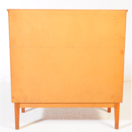 593 - A retro mid 20th century Scandinavian teak veneered roll top bureau desk in the manner of Egon Oster... 