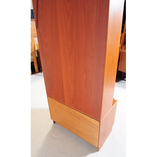 626 - G-Plan - A mid 20th century teak wood G-Plan single highboard modular wall unit. Having cupboard to ... 