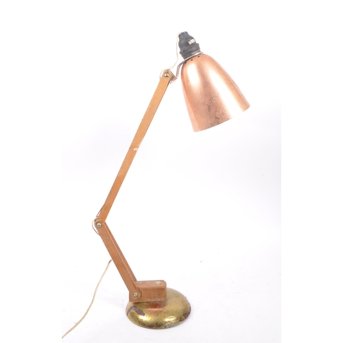 657 - In the style of Terence Conran for Habitat - A retro mid Century Maclamp anglepoise table lamp havin... 