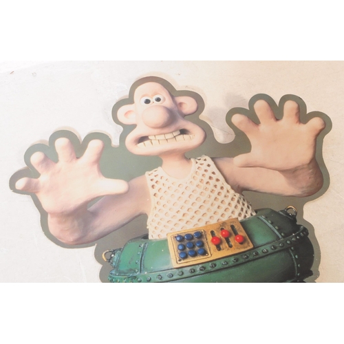 682 - Wallace & Gromit - A late 20th century TV advertising television life size cardboard cutout of Walla... 