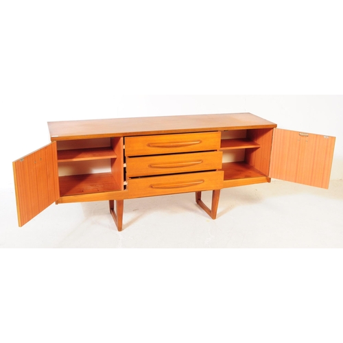 686 - Stonehill Furniture - A retro mid 20th century Stonehill Furniture teak sideboard credenza. Having a... 