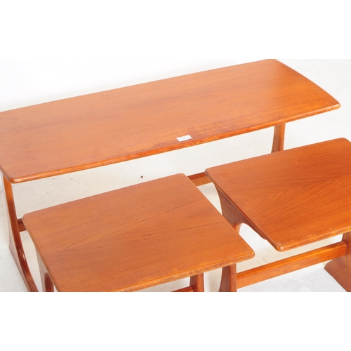 707 - G-Plan - A mid 20th century G-Plan teak wood coffee table / nest of tables. The nest consisting of o... 