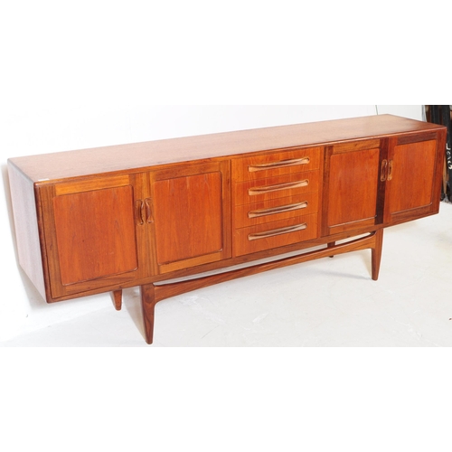 729 - G-Plan - Fresco Range - A mid 20th century G-Plan Fresco range teak wood sideboard credenza. The sid... 