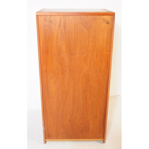 741 - British Modern Design - A mid 20th century British Modern Design teak chest of drawers. The chest of... 