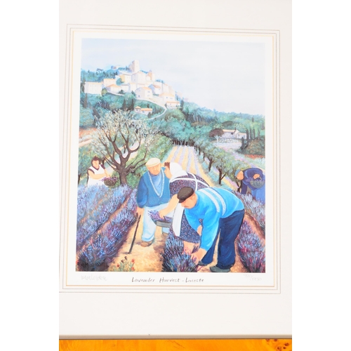 765 - Margaret Loxton - A set of four 20th Century vintage Margaret Loxton framed prints by Collingbourne ... 