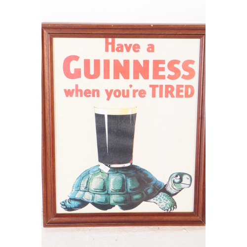 769 - Breweriana Interest - A collection of 20th century Guinness pub advertising prints. Each print in wo... 