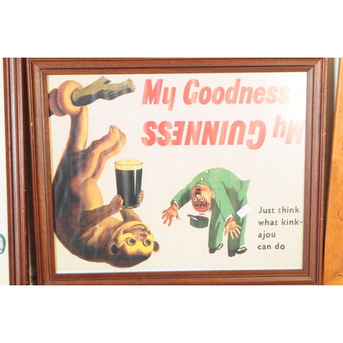 769 - Breweriana Interest - A collection of 20th century Guinness pub advertising prints. Each print in wo... 