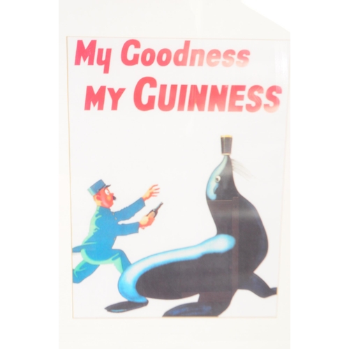 769 - Breweriana Interest - A collection of 20th century Guinness pub advertising prints. Each print in wo... 