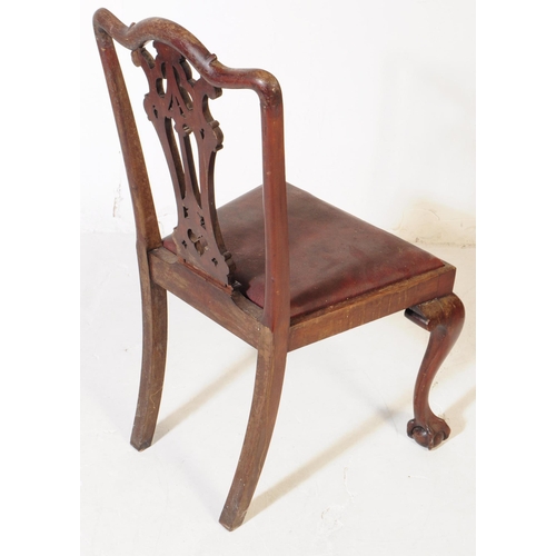 854 - A 19th century Georgian burr mahogany drop leaf table. Rectangular form with carved sunburst panels ... 