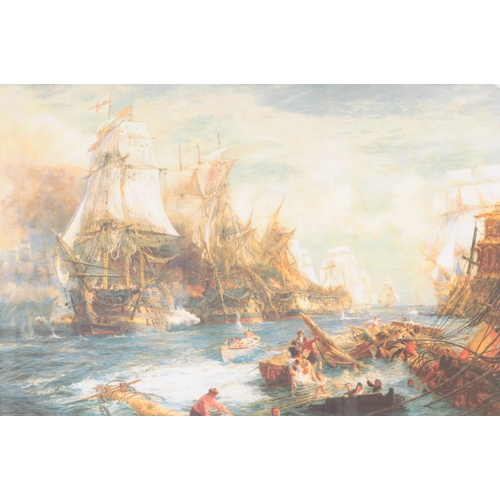 869 - Of Military Interest - Limited edition 479 / 1000 - French Trafalgar 2.30 by W. L. Wyllie. Exhibited... 