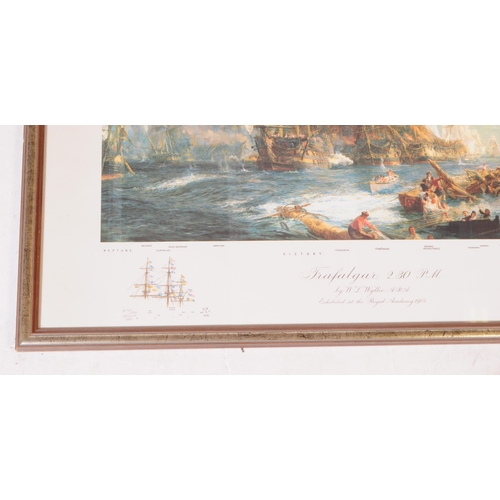 869 - Of Military Interest - Limited edition 479 / 1000 - French Trafalgar 2.30 by W. L. Wyllie. Exhibited... 