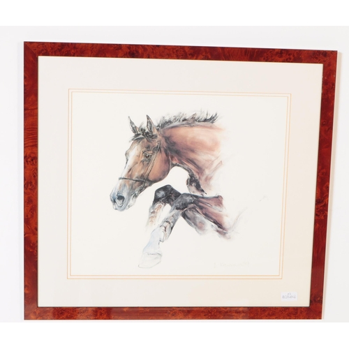 960 - Lydia Kiernan - Two limited edition signed equestrian prints on paper. The lot to include a signed 1... 