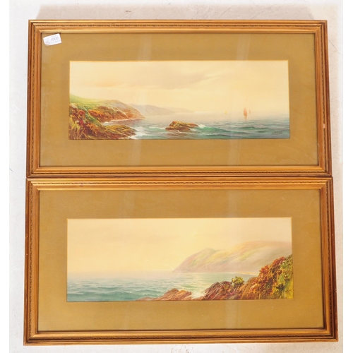 1000 - John Shapland (1865-1929)
 Untitled collection
 Watercolour paintings
 Largest measures 36cm x 68cm
... 