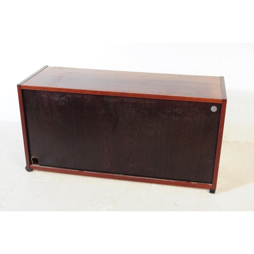 721 - Danish Modern Design - A mid 20th century Danish Modern Design teak wood sideboard record cabinet. T... 