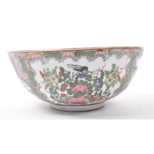 141 - A collection of 19th century Chinese / Japanese eastern Asian porcelain china. Including a Famille r... 