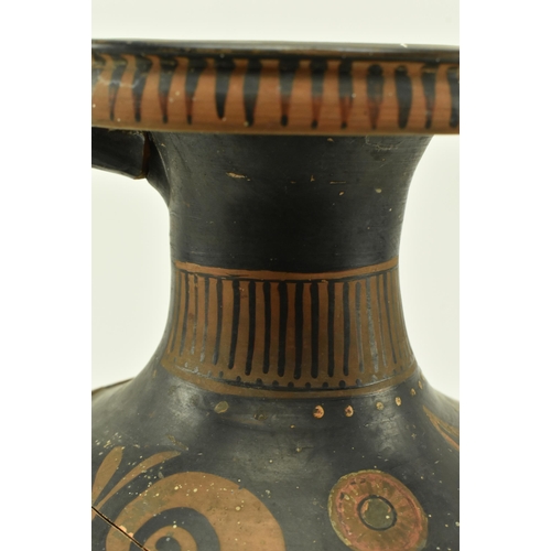 223 - After Apulian (Greek) 360BC-330BC - A hand painted terracotta Hydria water jug vase. The vase with a... 