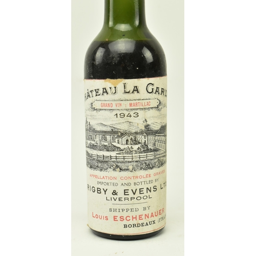 250B - A bottle of 1943 Château La Garde half bottle of red wine. Original foil and cork intact.