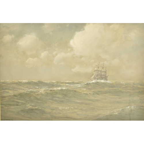 596 - Arthur Wilde Parsons (British, 1854-1931) - A large early 20th century watercolour on paper seascape... 