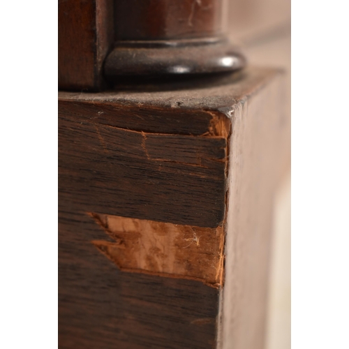 613 - A 19th century William IV mahogany chiffonier credenza. The chiffonier having a raised gallery back ... 